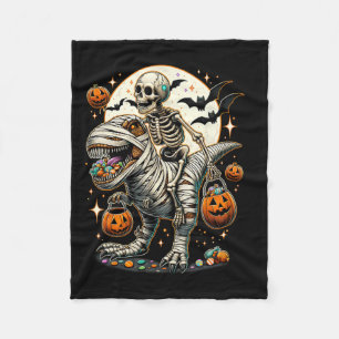 Manta Polar Montar a la momia Dinosaurio T Niños Rex Halloween