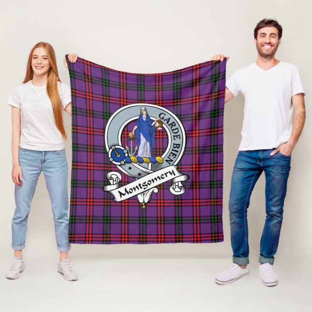Manta Polar Montgomery moderna placa de clan Tartan Plaid (In situ)