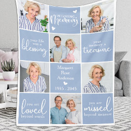 Manta Polar Monumento a la MEMORIA DE AMOR Personalizado 6 Mul