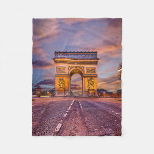 Manta Polar Monumentos   Arco de Triomphe, París, Francia