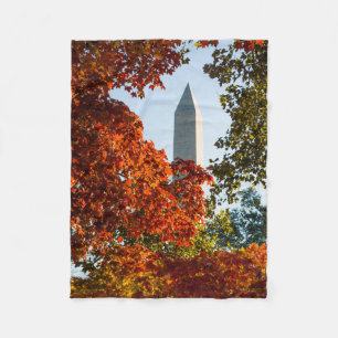 Manta Polar Monumentos Monumento a Washington en otoño