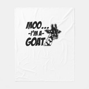 Manta Polar Moo... Soy una cabra salvaje Zoogoer divertida Gir