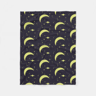 Manta Polar Moon and Stars Fleece Blanket