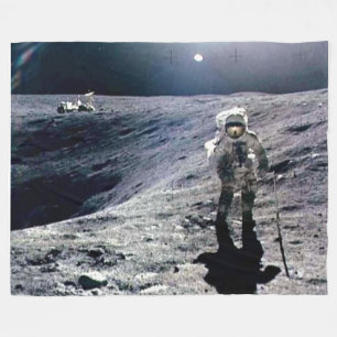 Manta Polar MOON WALK Fleece Blanket