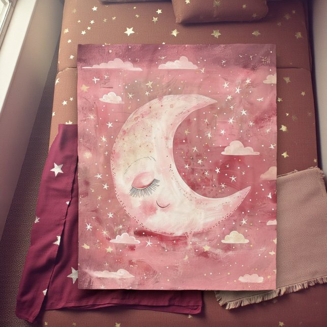 Manta Polar Moonlit Rustic Red Nursery & Kids' Room (Subido por el creador)