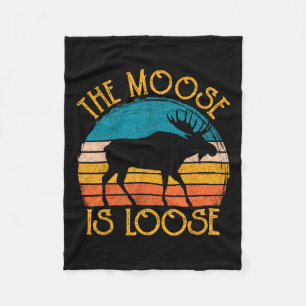 Manta Polar Moose gracioso es ropa animal suelta