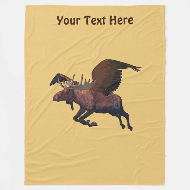 Manta Polar Moose volador (Anverso)