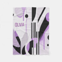 Morado abstracto boho moderno