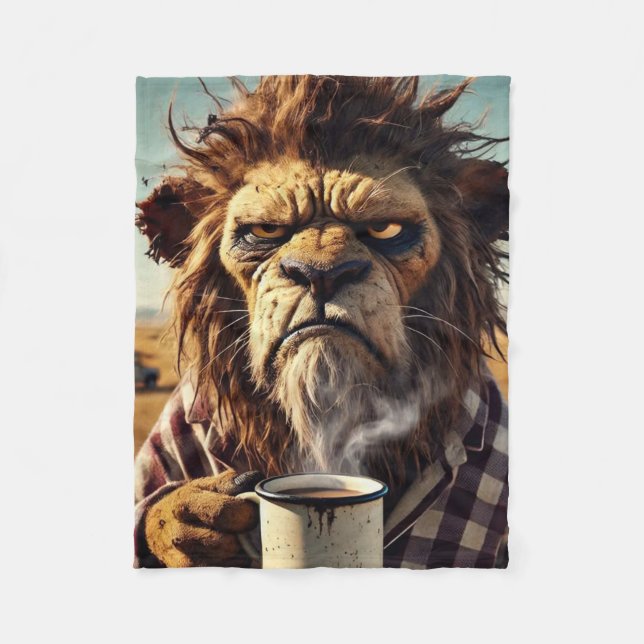 Manta Polar Morning Lion (Anverso)