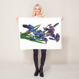 Manta Polar Morple Iris Fleecy Blanket