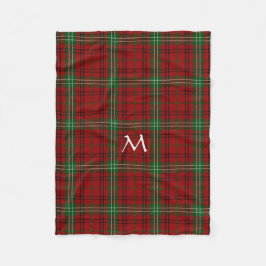 Manta Polar Morrison Clan Tartan Plaid Fleece Blanket