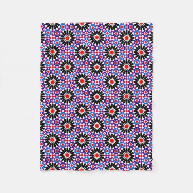 Manta Polar Mosaic Legacy: Andalusian Moroccan Zellige Art (Anverso)