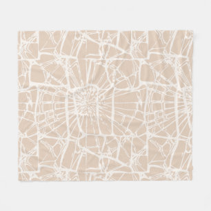 Manta Polar Mosaic Whimsy Cálido Neutral