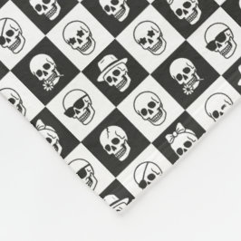 Manta Polar Mosaico de calaveras