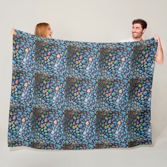 Manta Polar Mosaico de ópalo1 (In situ)