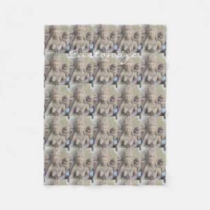 Manta Polar mosaico de piedra buddhas Thunder_Cove