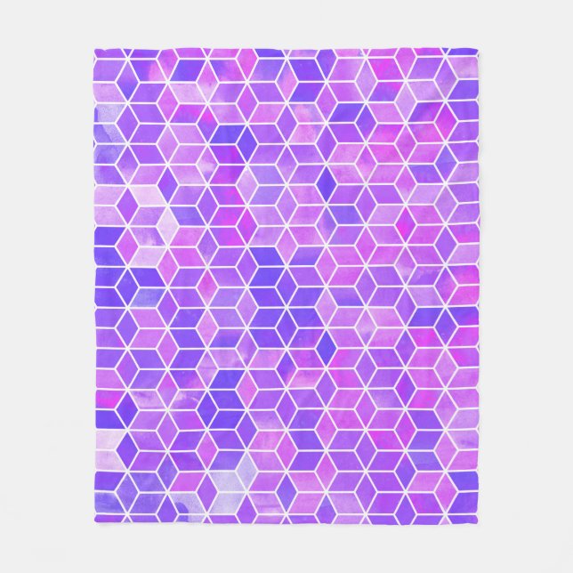 Manta Polar Mosaico de verano: Fusión de cubos acuáticos (Anverso)