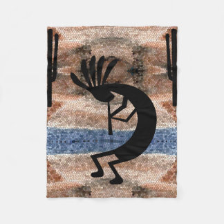 Manta Polar Mosaico del desierto del suroeste de Kokopelli peq
