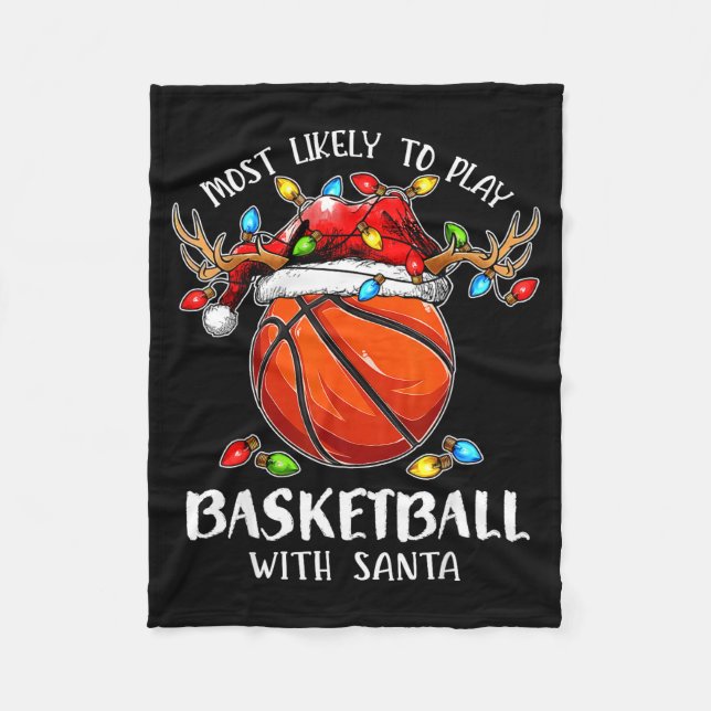 Manta Polar Most Likely To Play Basketball With Santa Christma (Anverso)