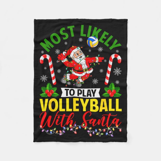 Manta Polar Most Likely To Play Volleyball With Santa Christma (Anverso)