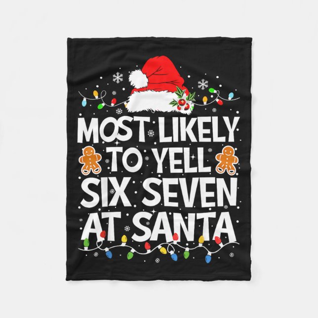 Manta Polar Most Likely To Yell Six Seven At Santa 67 Meme Chr (Anverso)