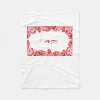 Manta Polar Mostrar amor al 14 de febrero.