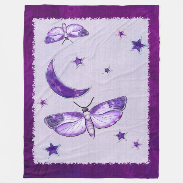 Manta Polar Moth Mystic New Age BEDDDING COMFORTER (Anverso)