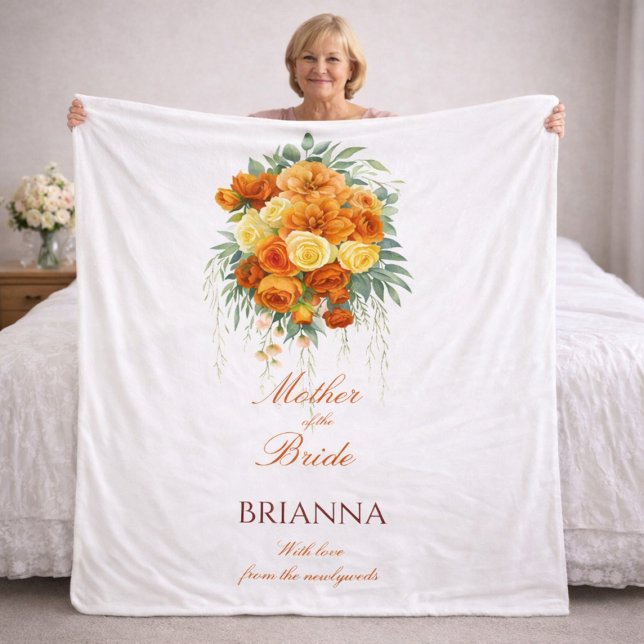 Manta Polar Mother of the Bride Hot Red Roses Wedding Gift   (Subido por el creador)