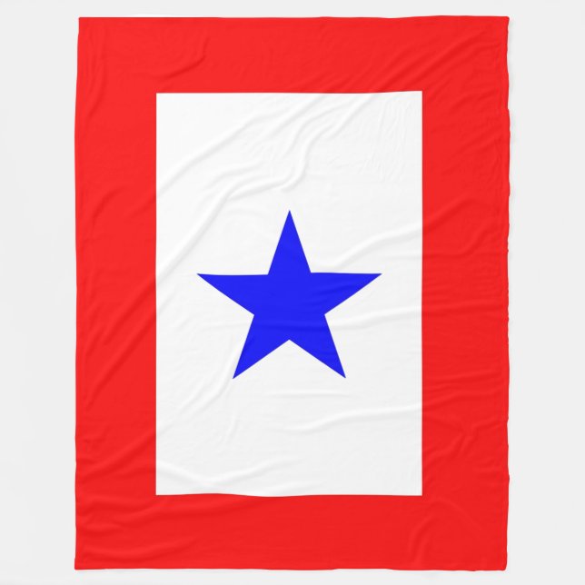 Manta Polar Mothers Blue star (Anverso)