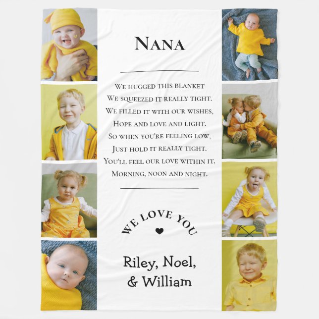 Manta Polar Mother's Day Grandma Grammy Nana from Grandkids (Anverso)