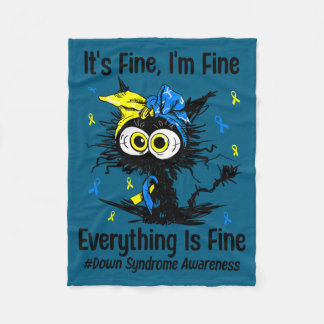 Manta Polar Motivational down syndrome awareness cat t21