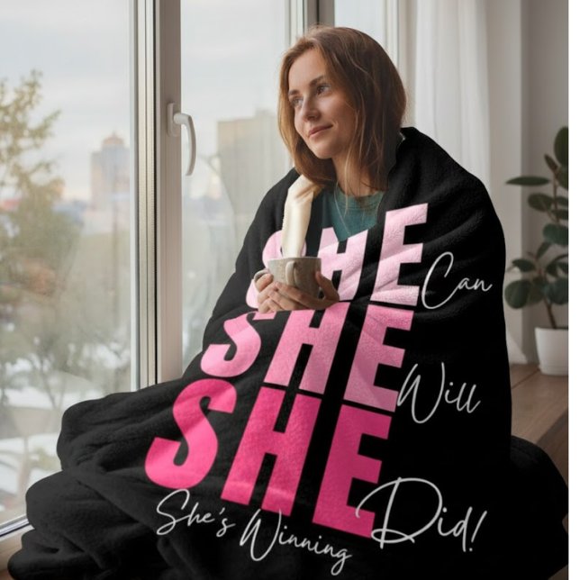 Manta Polar Motivational Fleece Blanket for Women (Subido por el creador)