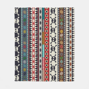 Manta Polar Motivo aztec, diseño de patrones sin inconveniente