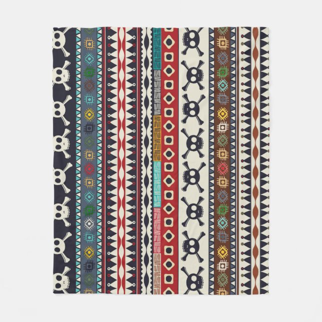 Manta Polar Motivo aztec, diseño de patrones sin inconveniente (Anverso)