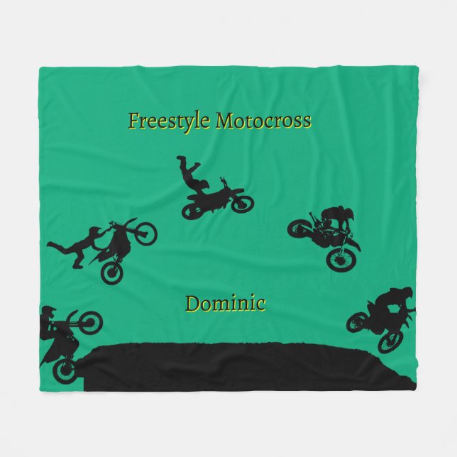 Manta Polar Motocross Freestyle  (Frente (Horizontal))