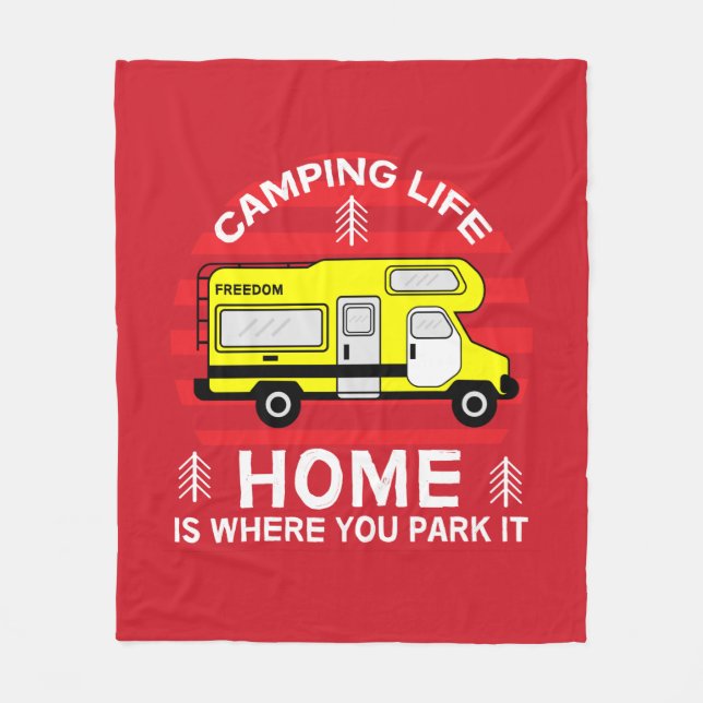 Manta Polar Motohogar | RV Motorhome | Camping Life Latte Mug (Anverso)