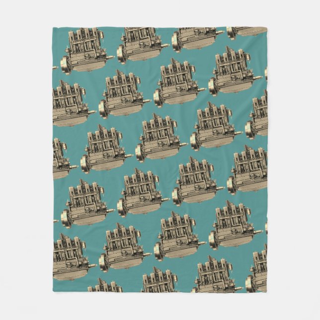 Manta Polar Motor Wisconsin Milwaukee Motor Wisconsin Motor Te (Anverso)