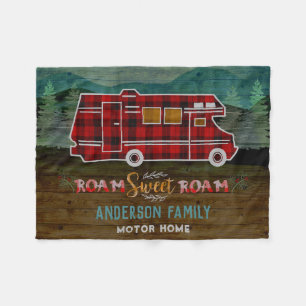 Manta Polar Motorhome rv Camper Travel Van Rustic Personalized