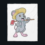 Manta Polar Mouse as Farmer with Axe & Hat<br><div class="desc">This design is the perfect gift for a birthday,  Christmas and other celebrations. It is suitable for women,  men and kids.</div>