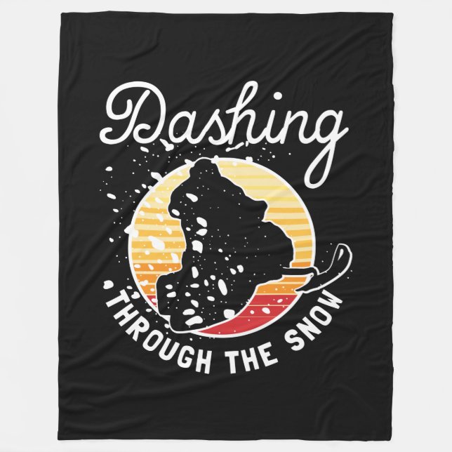 Manta Polar Movilización De Nieve - Arrojando La Nieve (Anverso)