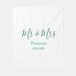 Manta Polar Mr & Mrs last name married year wedding engagement