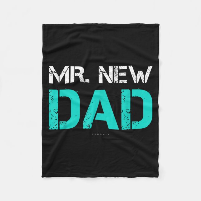 Manta Polar Mr. New Dad . Funny New Dad Tee Shirts  (Anverso)