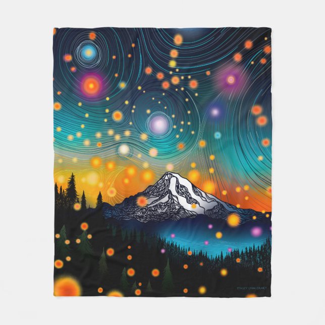 Manta Polar Mt. Rainier Starry Sky (Anverso)
