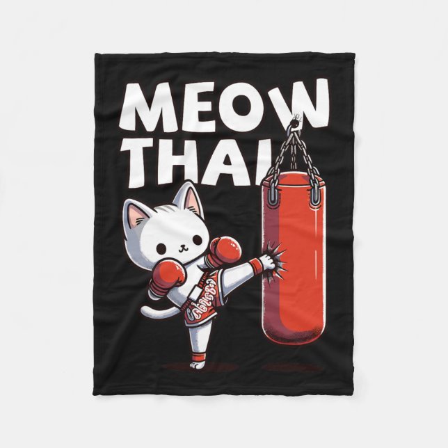 Manta Polar Muay Thai Cat Meow Thai (Anverso)