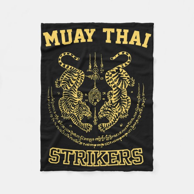 Manta Polar Muay Thai Kickboxing Fighter Tigers  (Anverso)