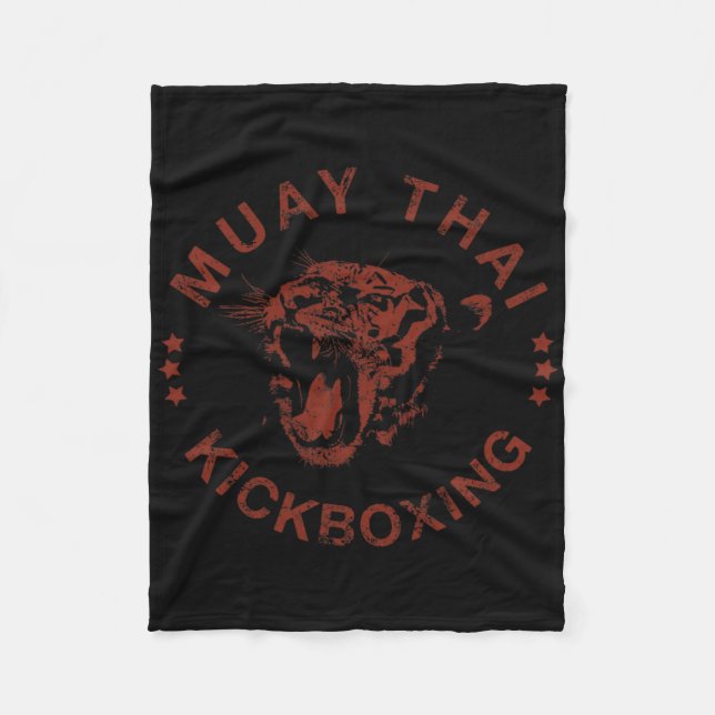 Manta Polar Muay Thai Kickboxing Martial Arts Training Tiger T (Anverso)