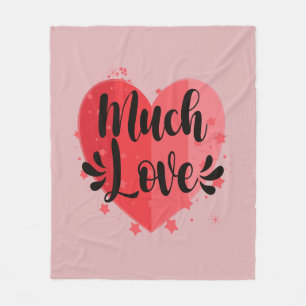 Manta Polar Mucho amor, gran corazón