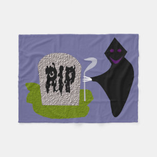 Manta Polar Muerte en el cementerio de Halloween