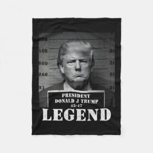 Manta Polar Mugshot del legado del presidente Trump