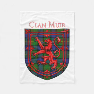 Manta Polar Muir Tartan Scottish Plaid Lion Rampant